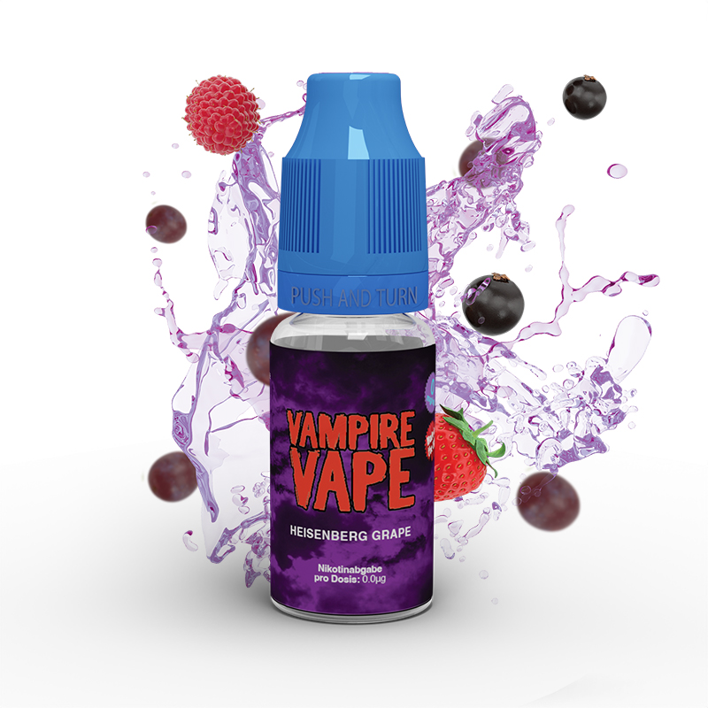 Vampire Vape 10ml - Heisenberg Grape 12mg