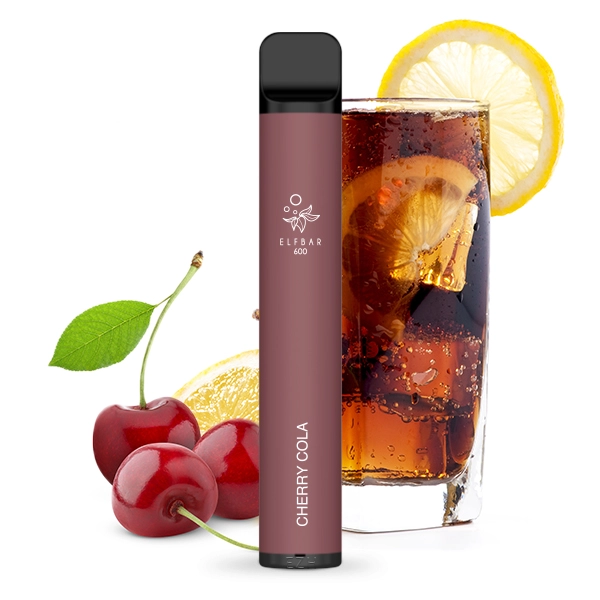Elfbar 600 Einweg E-Zigarette 2ml - Cherry Cola 20mg