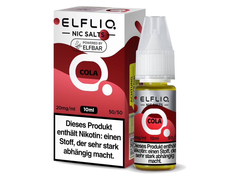 ELFLIQ, Cola NicSalt 10ml - 10mg