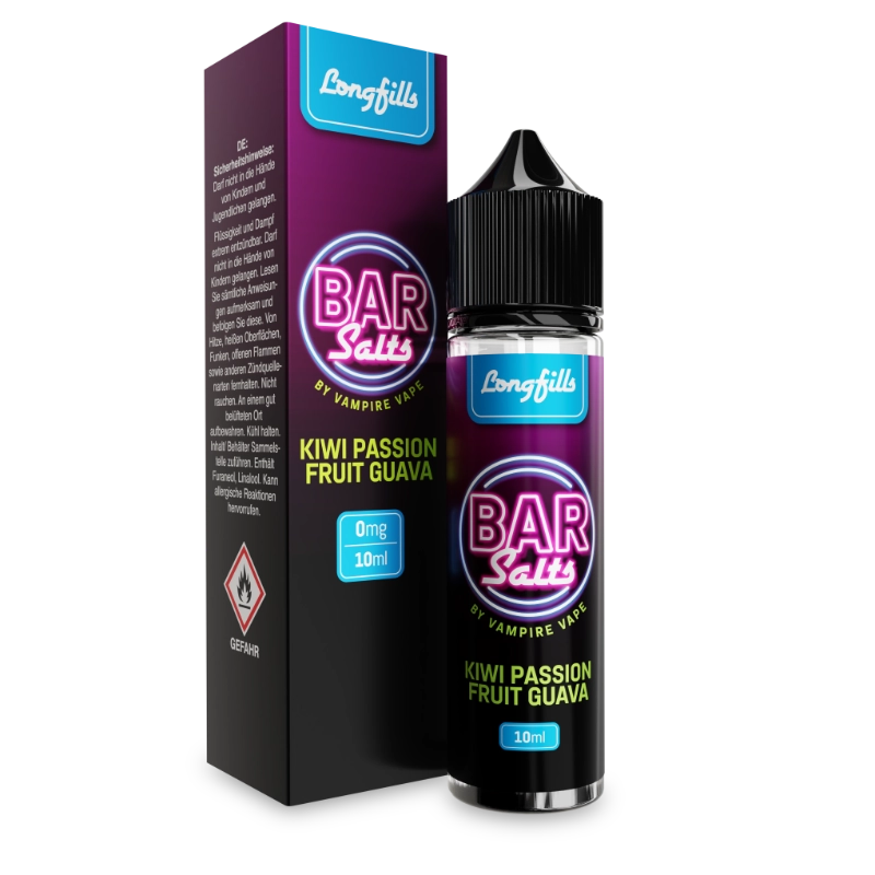 Vampire Vape Bar Salts - Kiwi Passion Fruit Guava Longfill Aroma 10ml