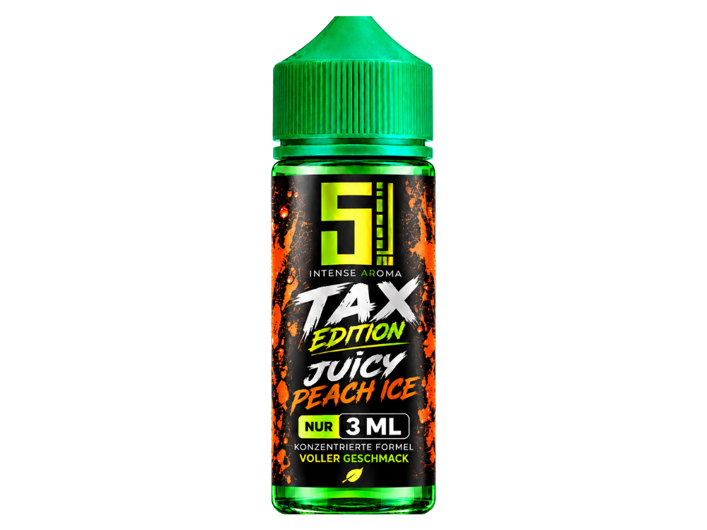 5EL, Tax Edition Juicy Peach Ice 3ml Longfill