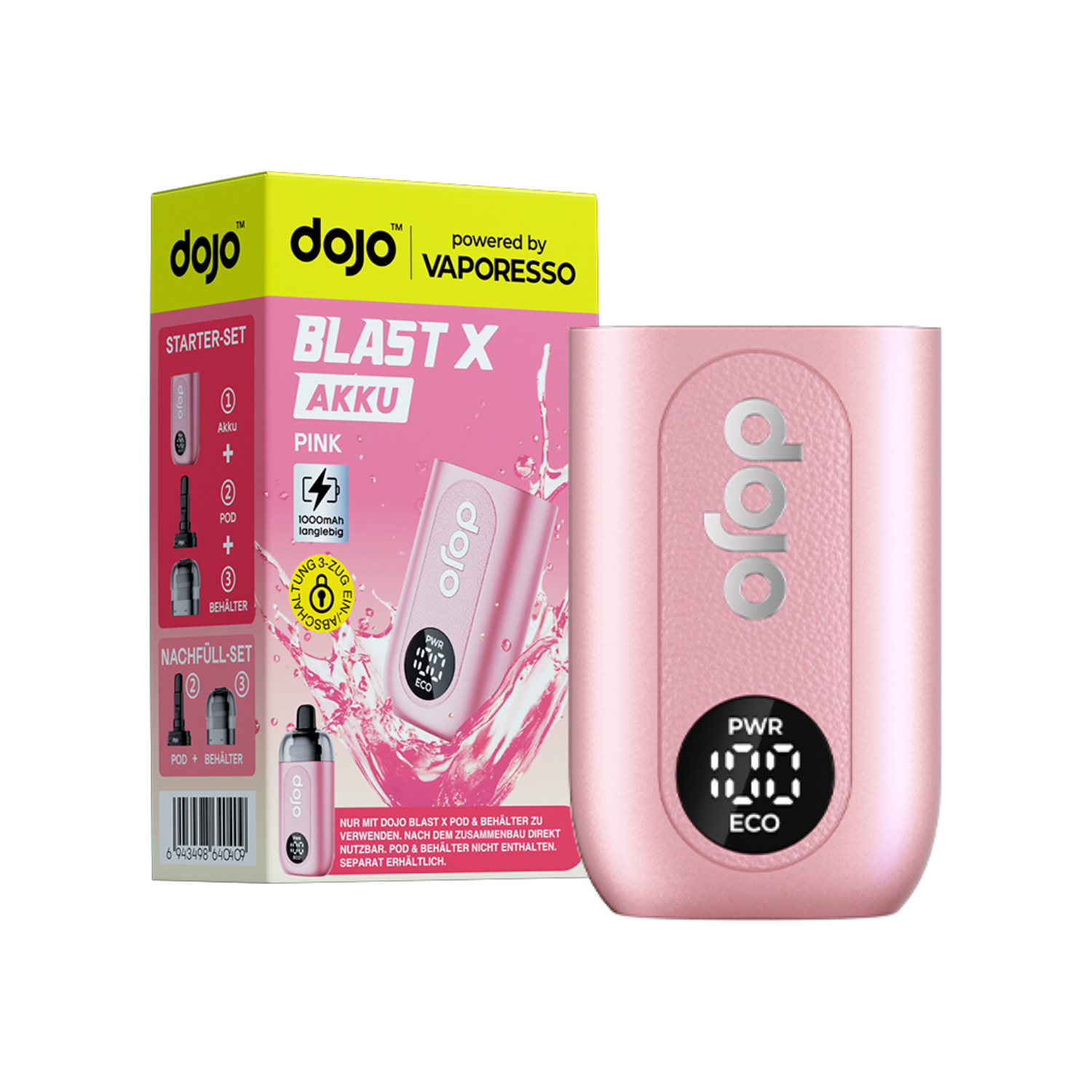 DOJO BLAST X, BATTERY PINK