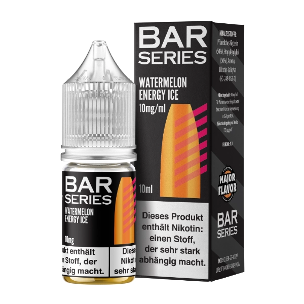  Bar Series - Nic Salt - Watermelon Energy Ice - 10ml 10mg