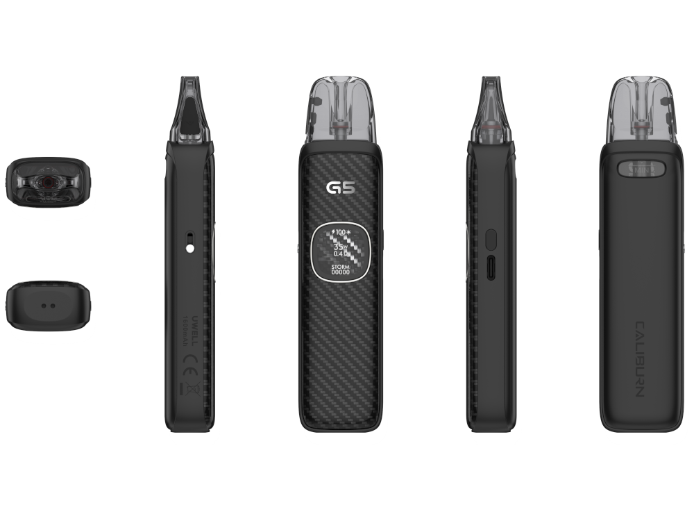 Uwell, Caliburn G5 Kit Black Carbon
