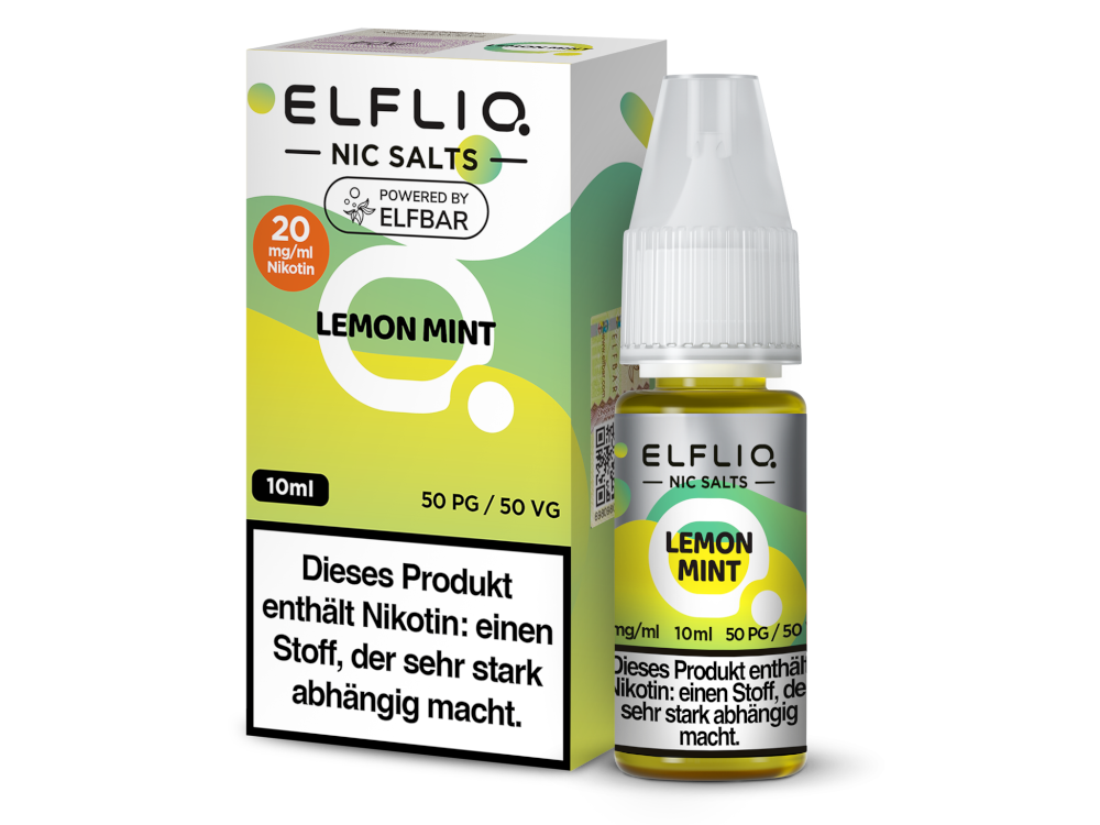 ELFLIQ, Lemon Mint Nikotinsalzliquid 20mg 10ml
