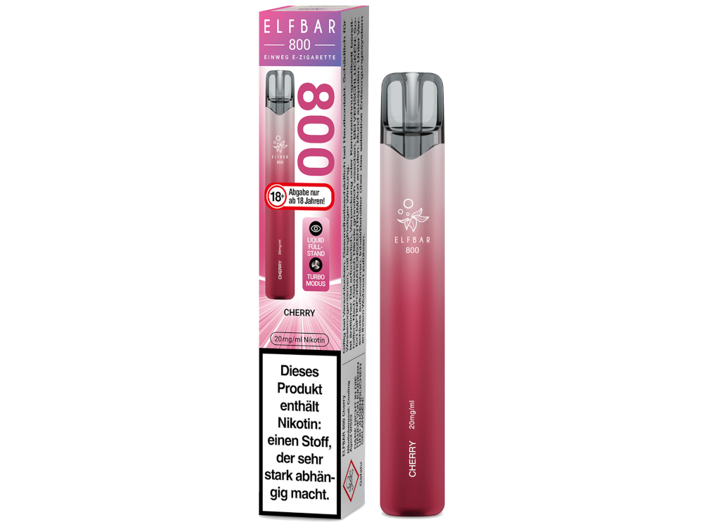 Elfbar 800 Einweg, Cherry 20mg 2ml