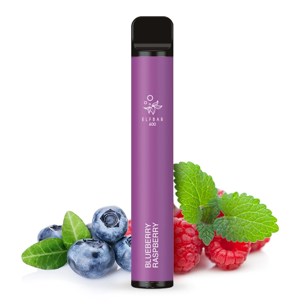Elfbar 600 Einweg E-Zigarette 2ml - Blueberry Raspberry 20mg