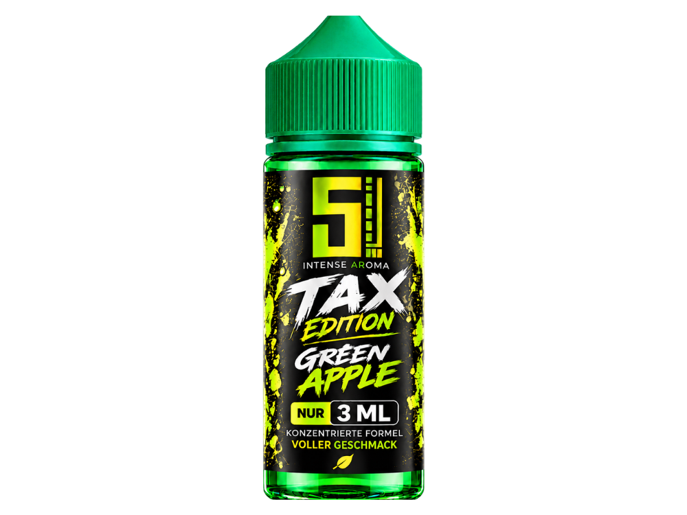 5EL, Tax Edition Green Apple 3ml Longfill