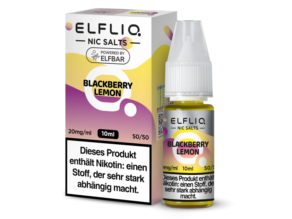 ELFLIQ, Blackberry Lemon, Nikotinsalz Liquid 10mg 10ml