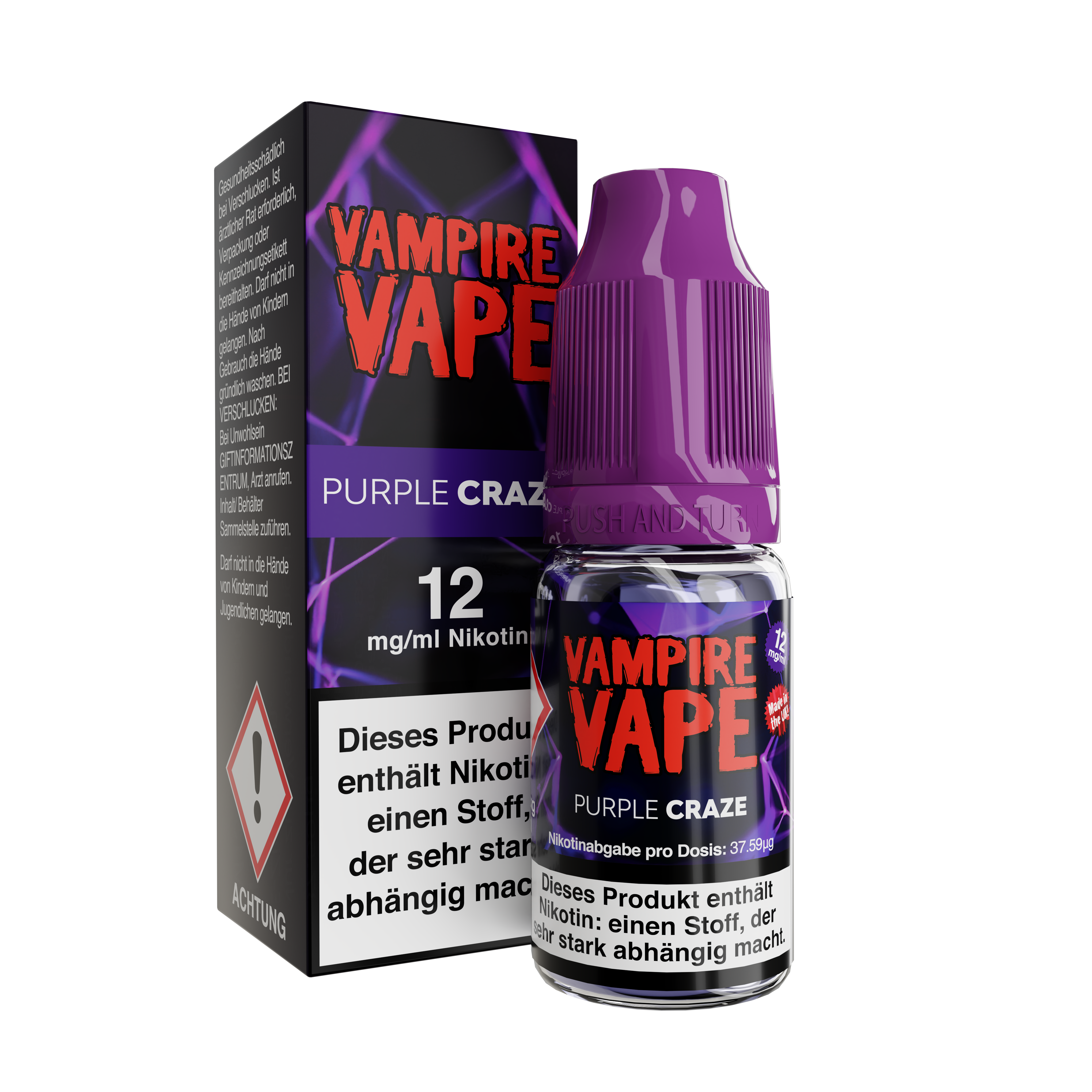 Vampire Vape 10ml - Purple Craze - 12mg