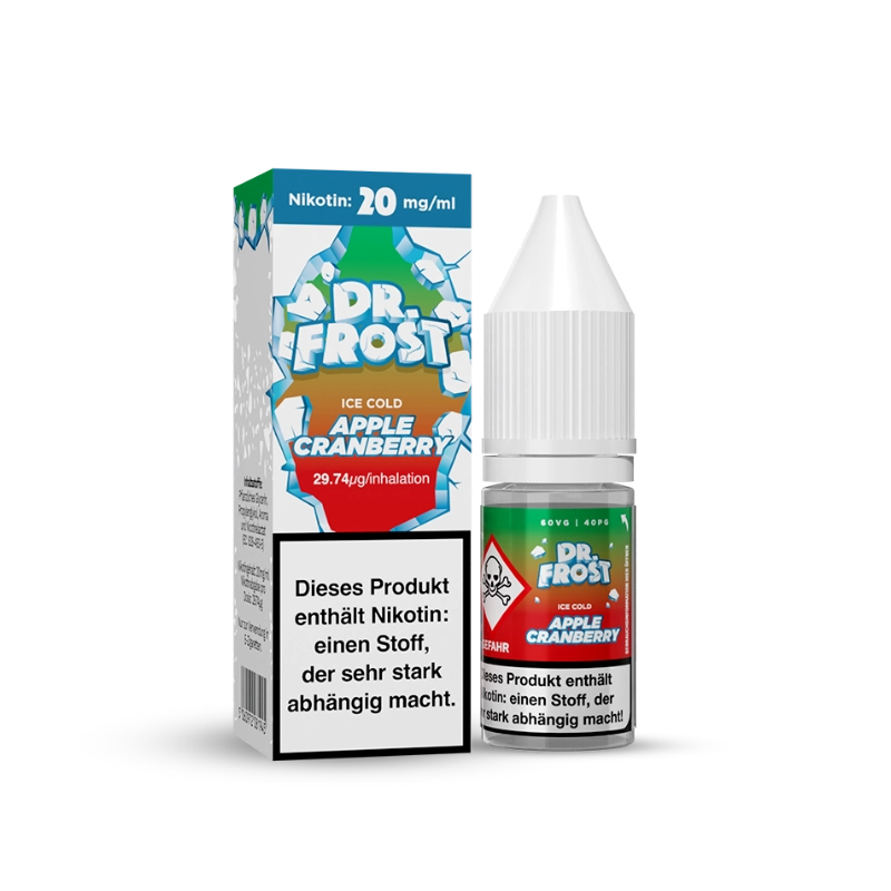 Dr. Frost Salt Nic - Ice Cold Apple Cranberry 10ml - 20mg