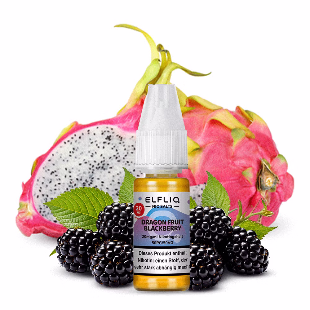 ELFLIQ, Dragon Fruit Blackberry Nikotinsalzliquid 10ml 10mg
