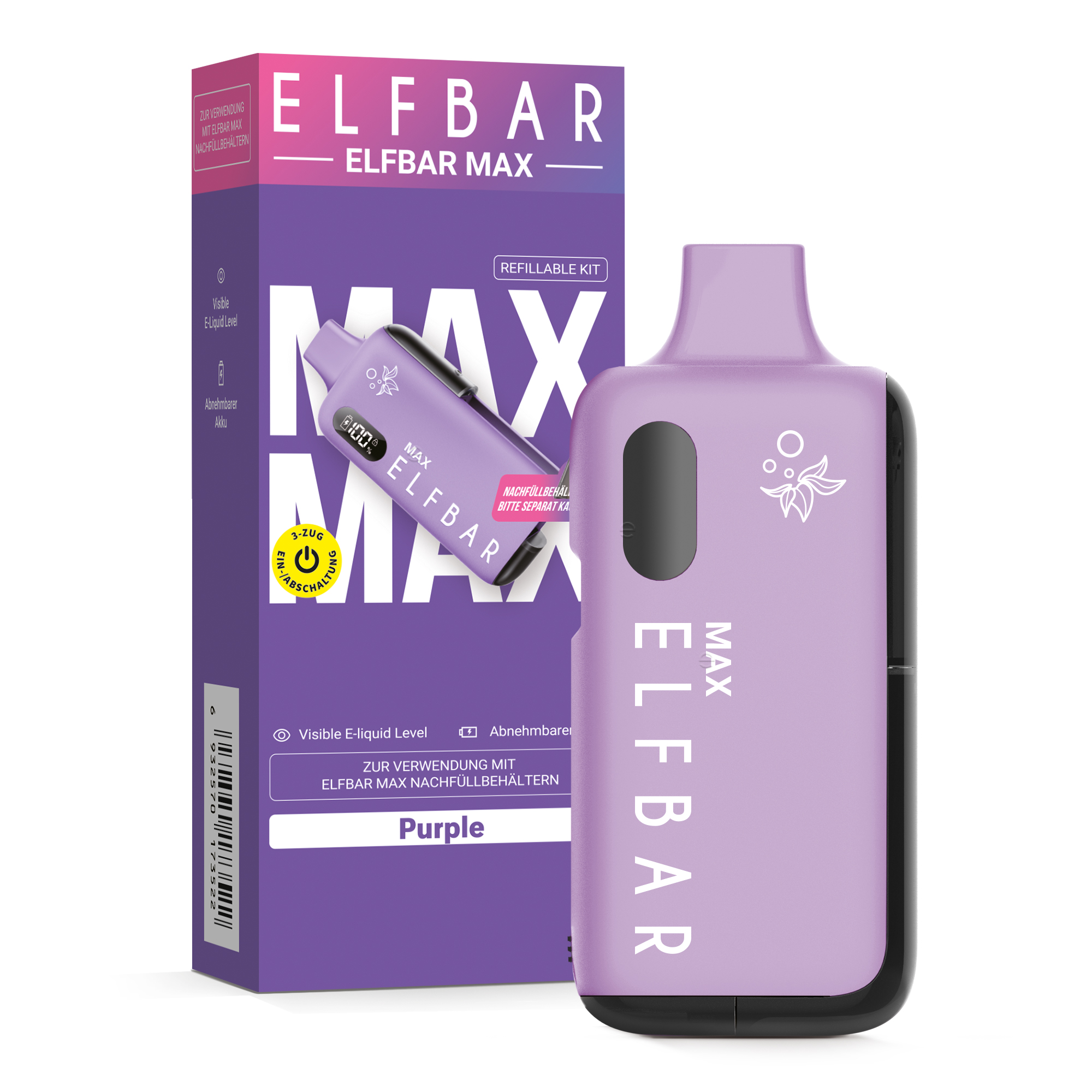 Elfbar Max, Kit purple