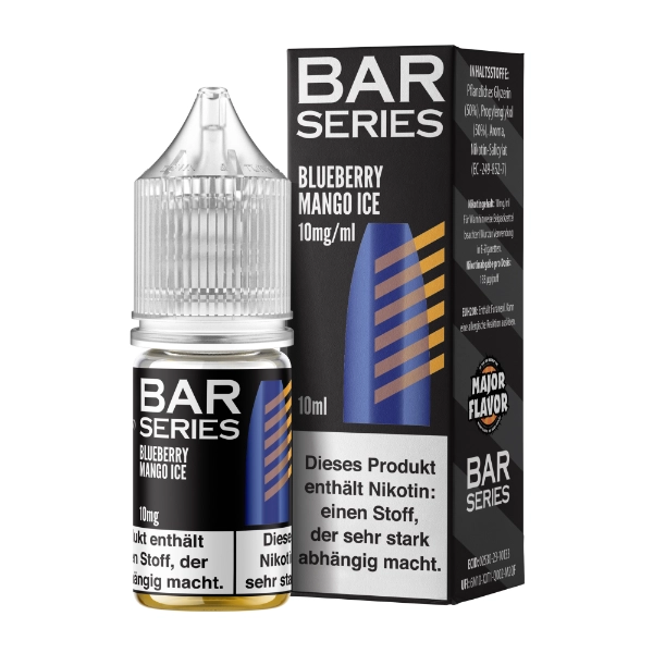  Bar Series - Nic Salt - Blueberry Mango Ice - 10ml - 10mg