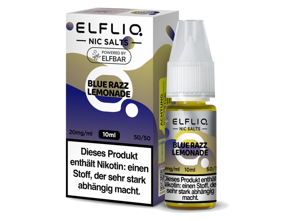 ELFLIQ, Blue Razz Lemonade, Nikotinsalz Liquid 10mg 10ml