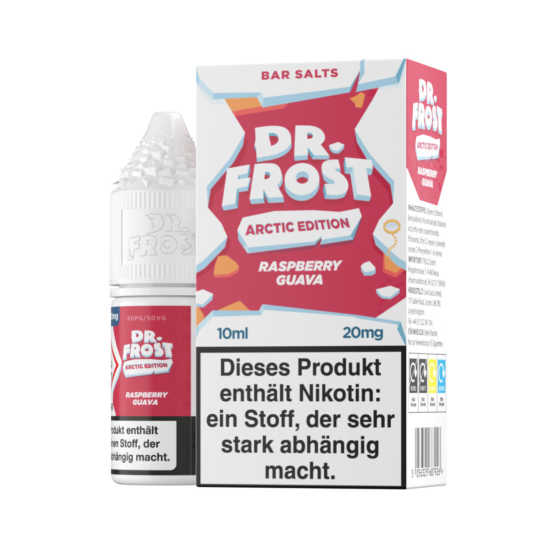 Dr. Frost Arctic Edition NicSalt, Raspberry Guava 10ml 20mg