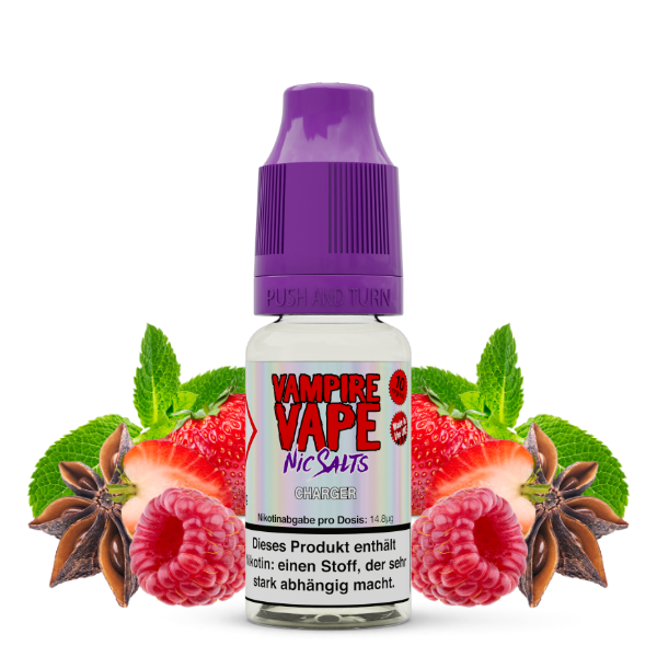 Vampire Vape 10ml Nic Salts - Charger 10mg