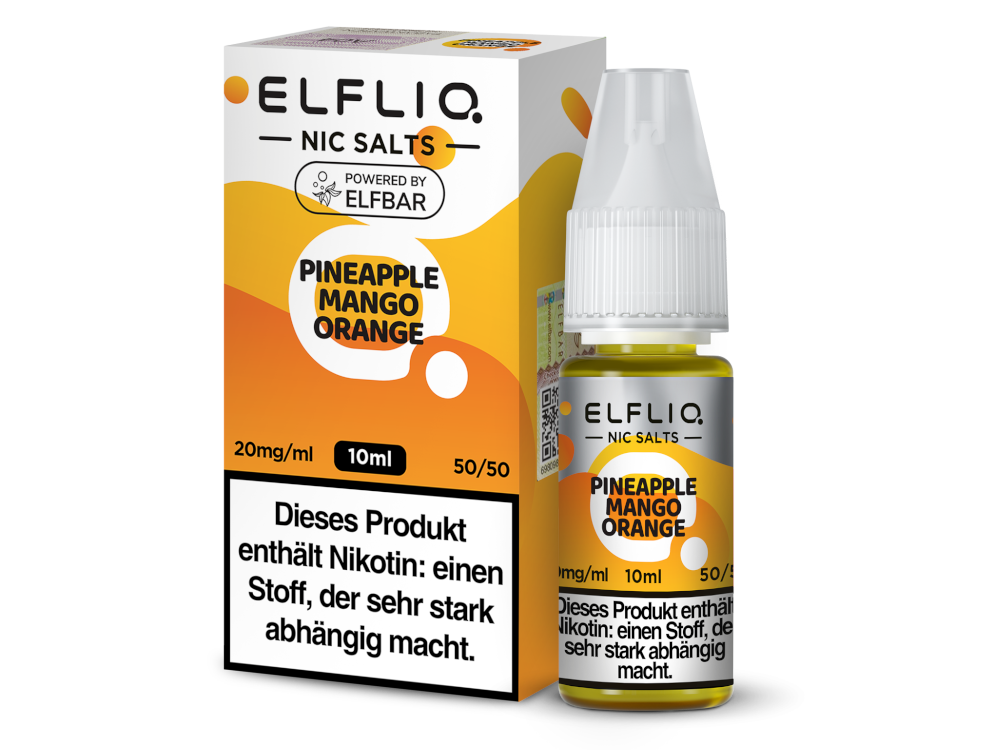 ELFLIQ, Pineapple Mango Orange, Nikotinsalz Liquid 10mg 10ml