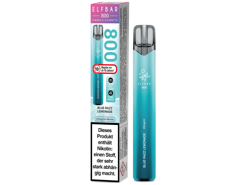 Elfbar 800 Einweg, Blue Razz Lemonade 20mg 2ml