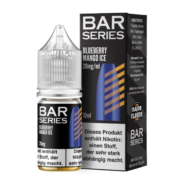  Bar Series - Nic Salt - Blueberry Mango Ice - 10ml - 20mg