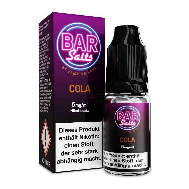 Vampire Vape Bar Salts - Cola 10ml 5mg