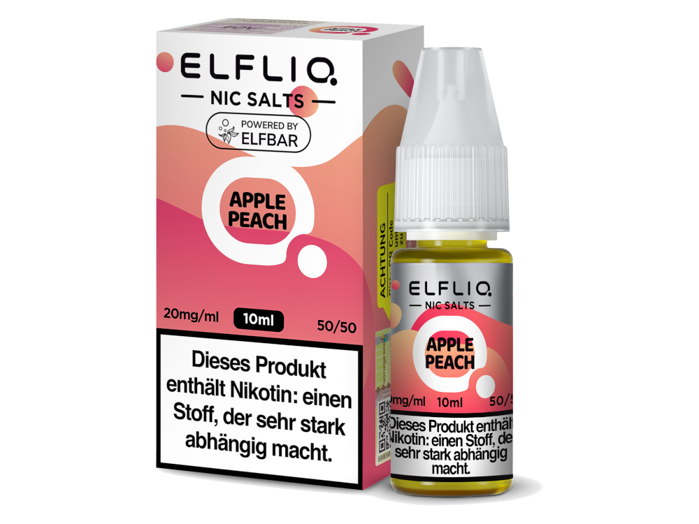 ELFLIQ, Apple Peach, Nikotinsalz Liquid 10mg 10ml