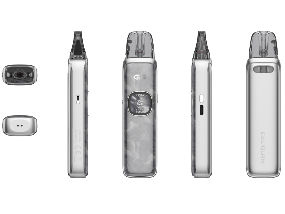 Uwell, Caliburn G5 Kit Silver Marble