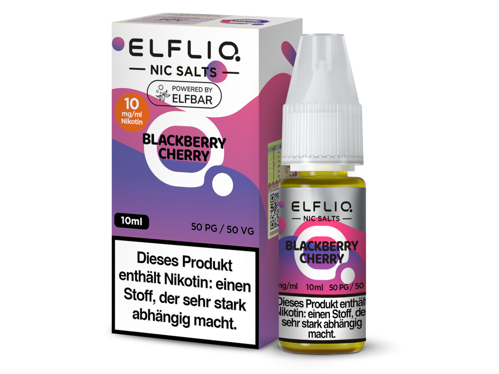 ELFLIQ, Blackberry Cherry Nikotinsalzliquid 10mg 10ml
