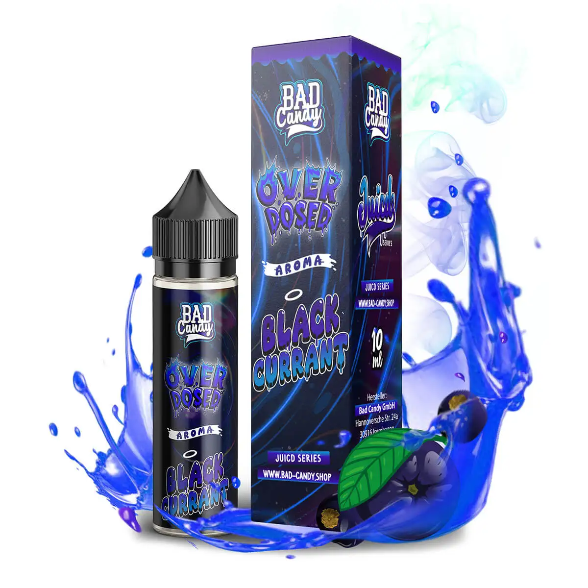 Bad Candy Overdosed, Blackcurrant 10ml Aroma Longfill